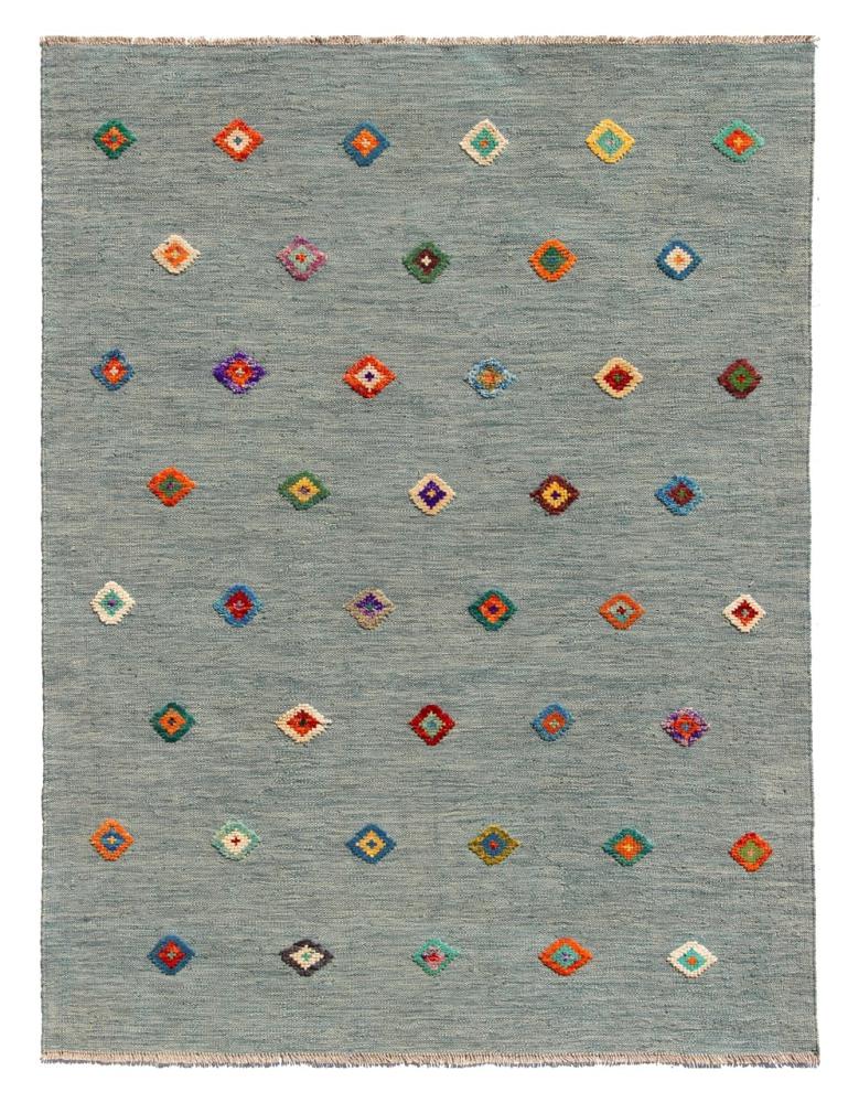 Alfombra afgana Kilim Afghan Nimbaft Edition 195x149 195x149, Alfombra persa Tejido a mano