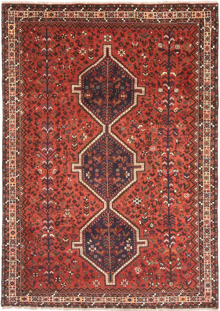 Tapete persa Shiraz 280x201 280x201, Tapete persa Atado à mão