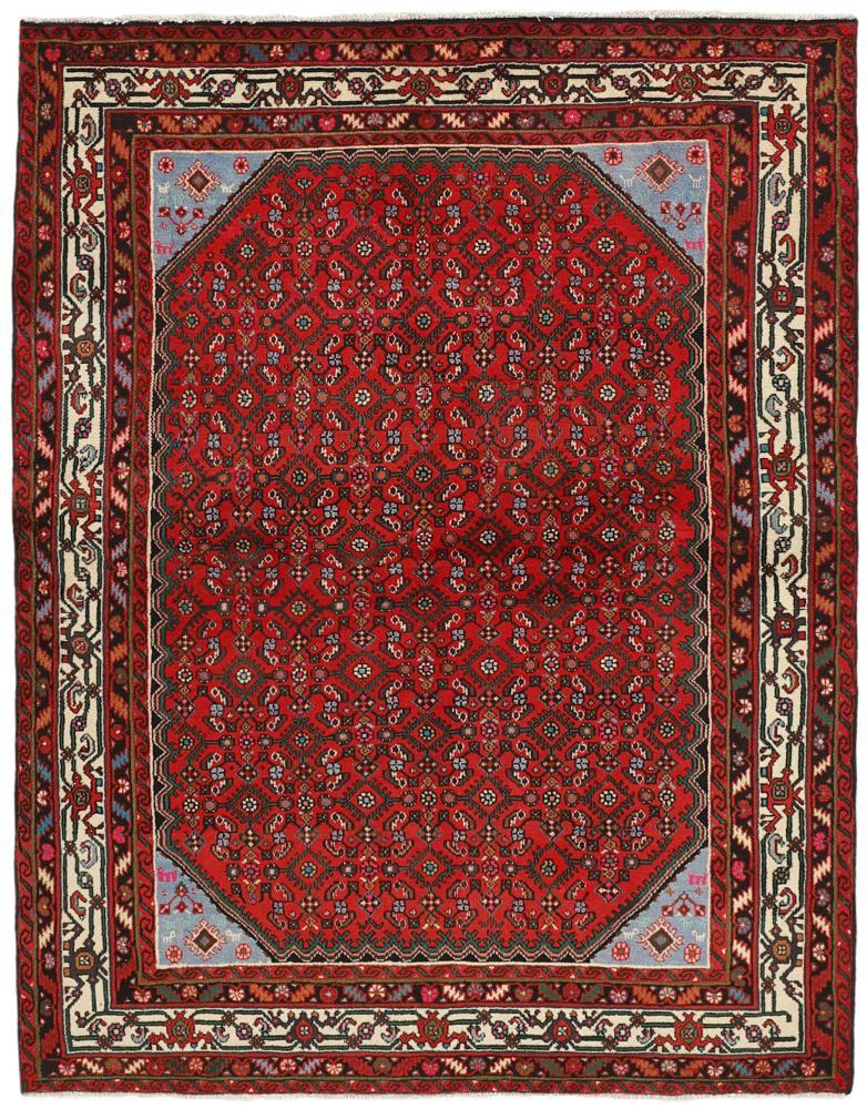 Perzisch tapijt Hosseinabad 194x151 194x151, Perzisch tapijt Handgeknoopte
