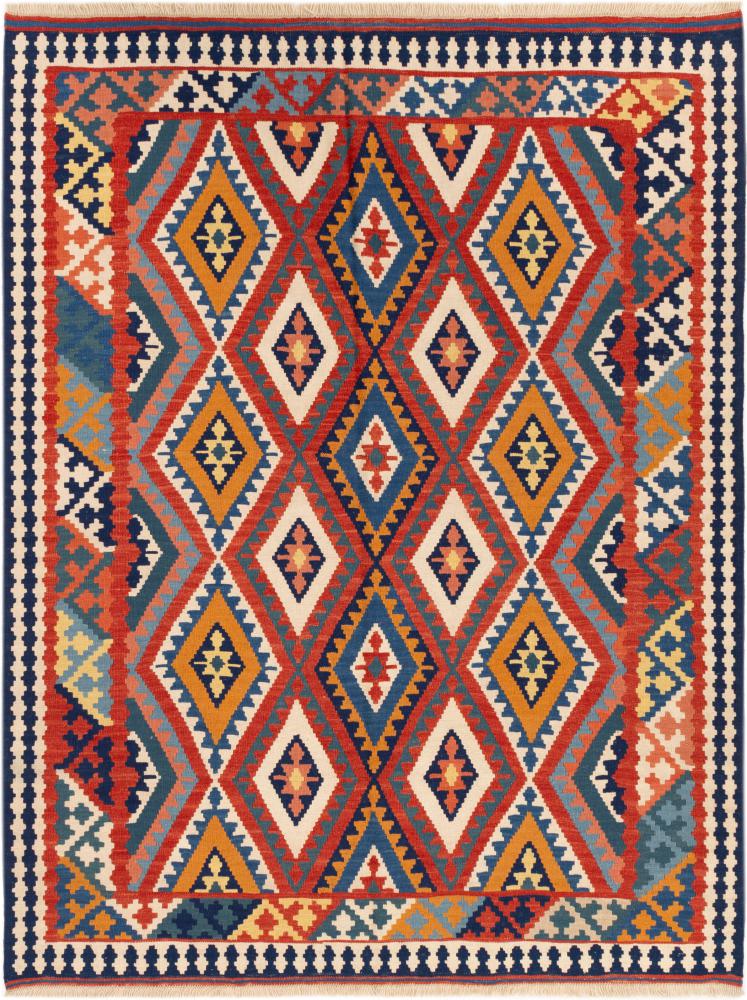 Persian rug Kilim Fars Ghashghai 206x157 206x157, Persian rug Handwoven