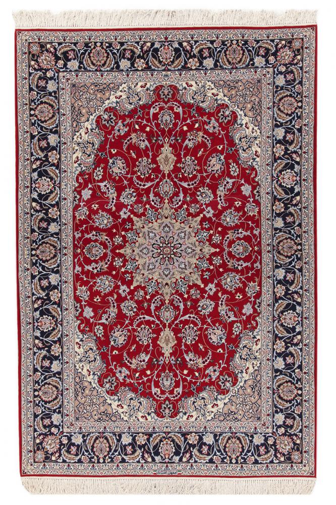 Tappeto persiano Isfahan Ordito in Seta 234x157 234x157, Tappeto persiano Annodato a mano