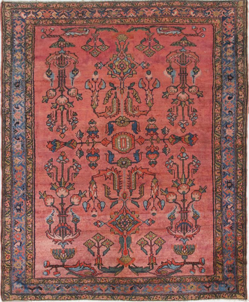 Perzisch tapijt Lillian Antiek 206x167 206x167, Perzisch tapijt Handgeknoopte