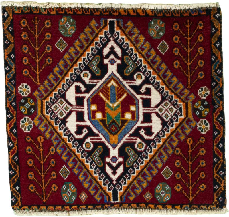 Tappeto persiano Shiraz 49x54 49x54, Tappeto persiano Annodato a mano