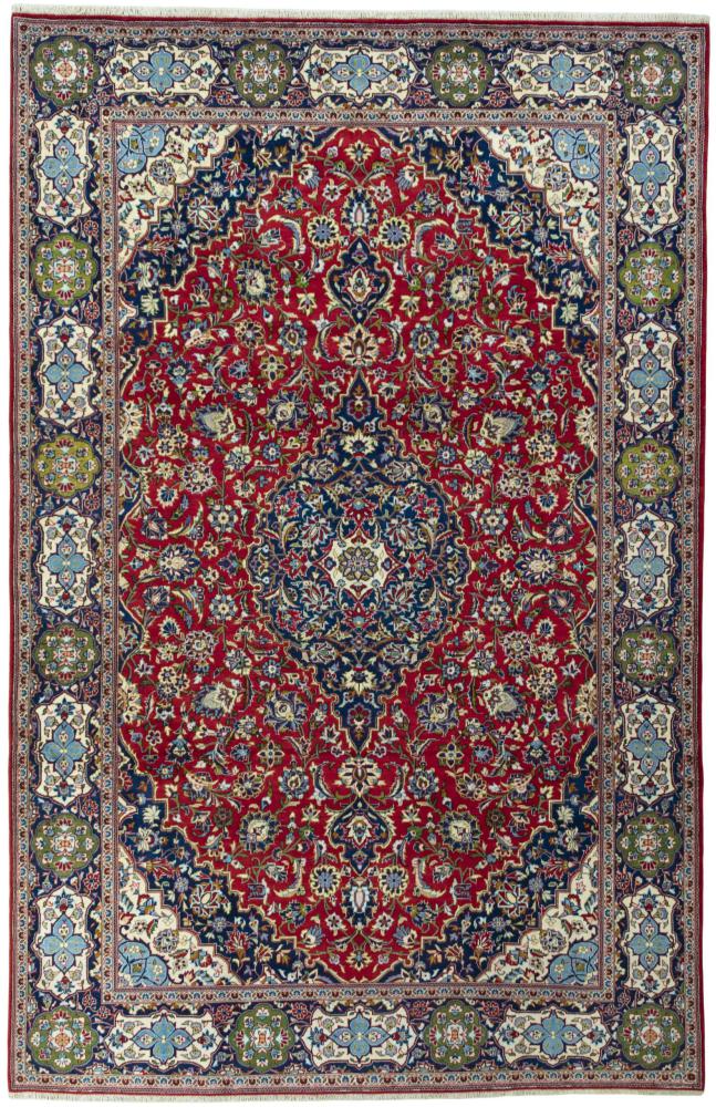 Tappeto persiano Keshan 385x249 385x249, Tappeto persiano Annodato a mano