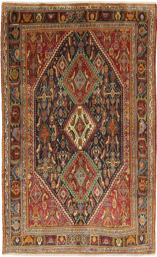 Tapete persa Ghashghai 253x154 253x154, Tapete persa Atado à mão