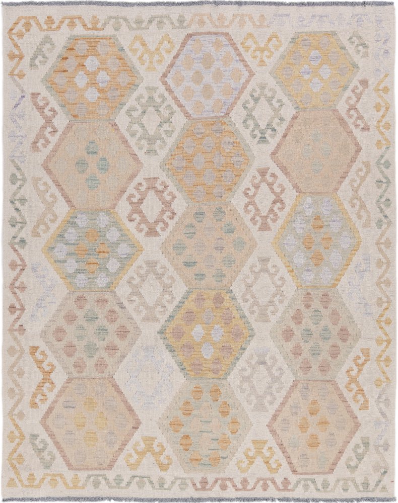 Tappeto afghano Kilim Afghan 195x158 195x158, Tappeto persiano Tessuto a mano