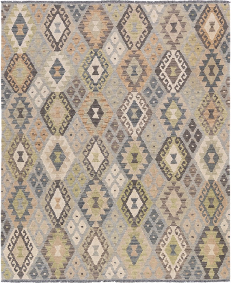 Afgański dywan Kilim Afghan 195x163 195x163, Dywan perski Ręcznie tkany