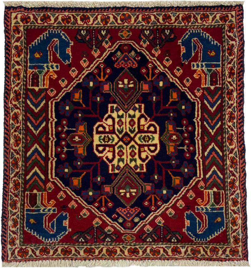 Dywan perski Ghashghai 64x59 64x59, Dywan perski Ręcznie tkane