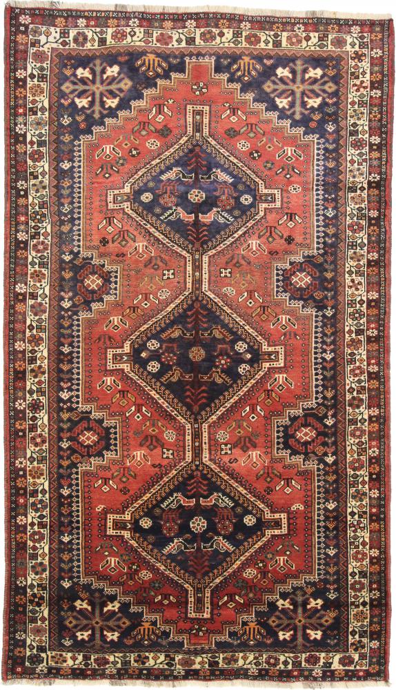 Persian Rug Shiraz 291x166 291x166, Persian Rug Knotted by hand