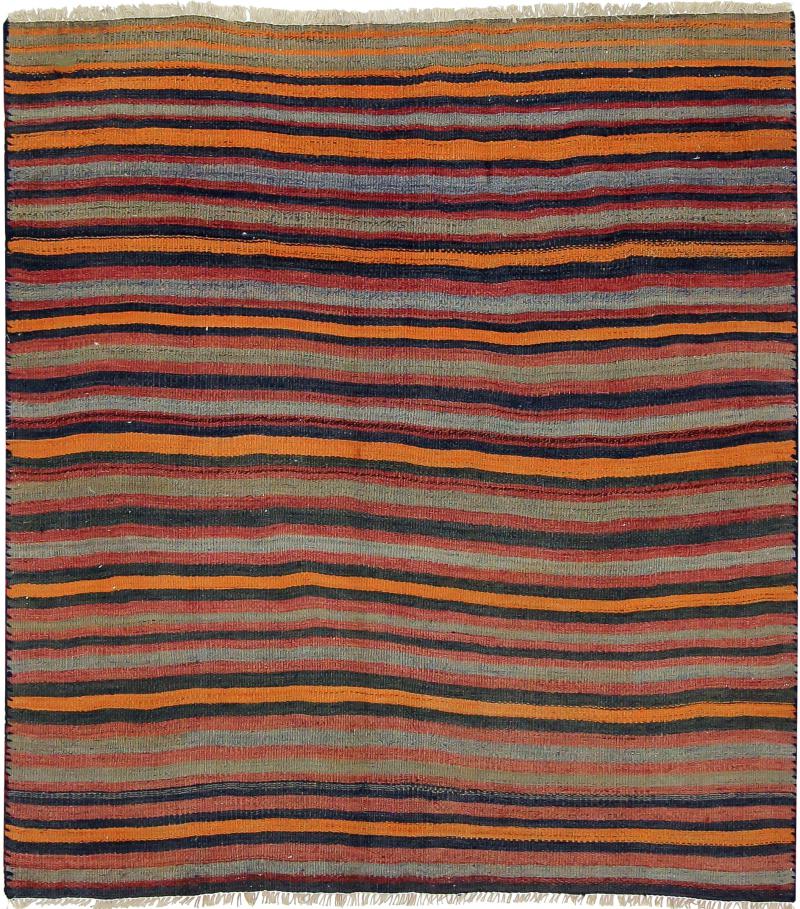 Persisk tæppe Kelim Fars 151x141 151x141, Persisk tæppe Håndvævet