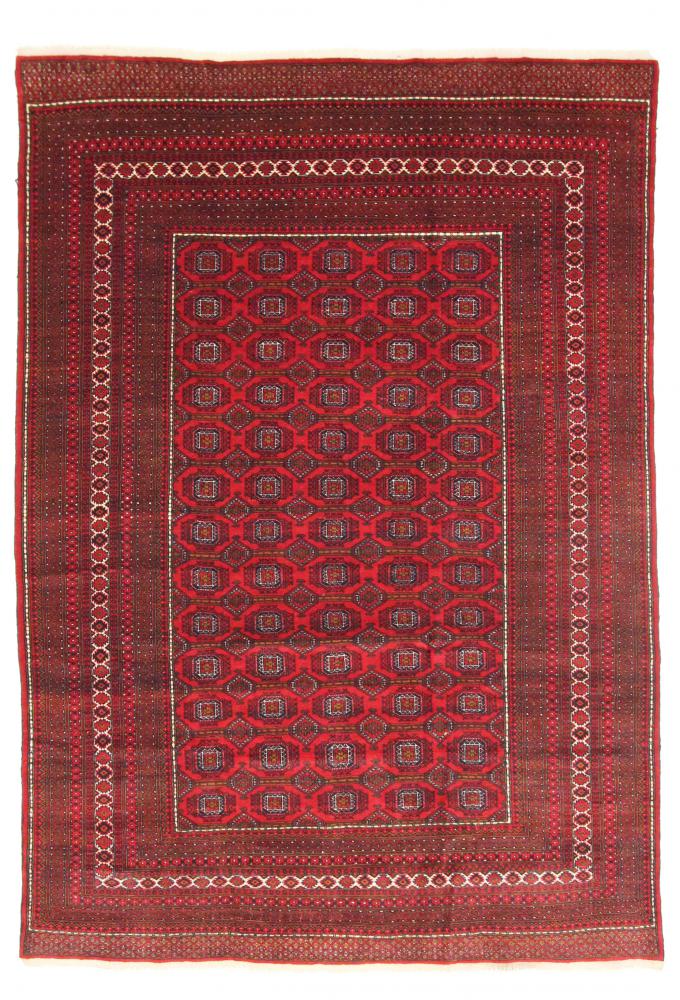 Tappeto Afgano Turkaman Old 290x202 290x202, Tappeto persiano Annodato a mano