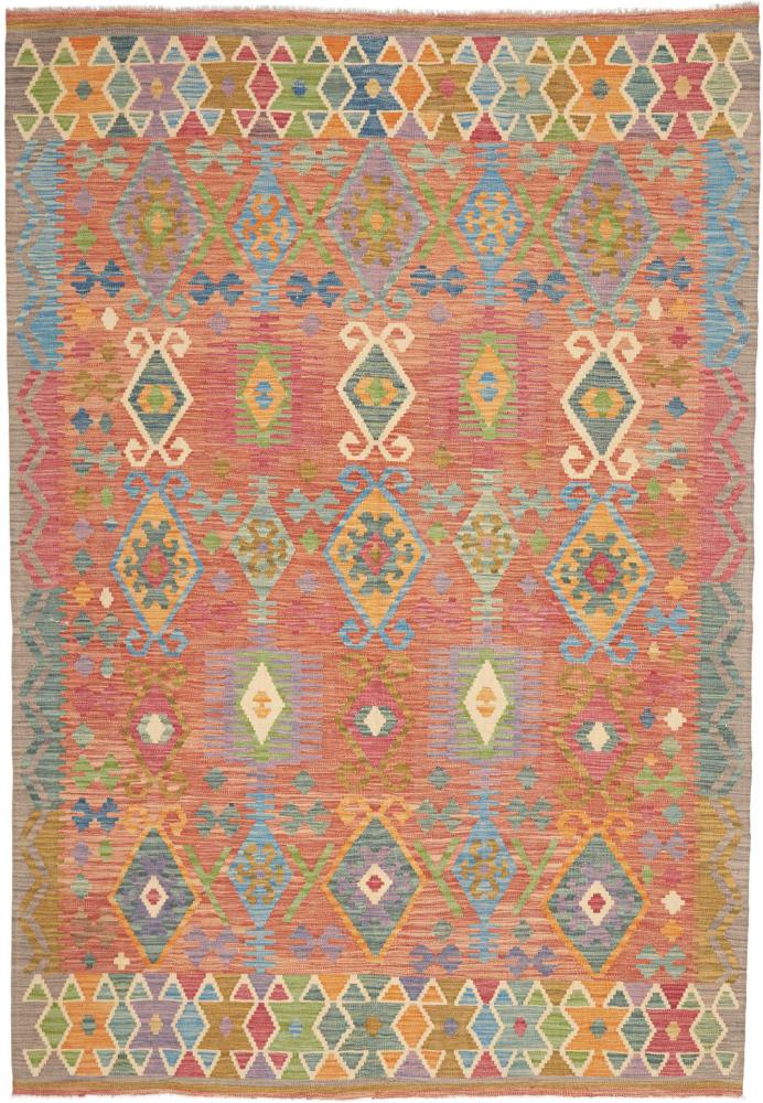 Afgán szőnyeg Kilim Afgán 246x170 246x170, Perzsa szőnyeg Kézzel szőtt