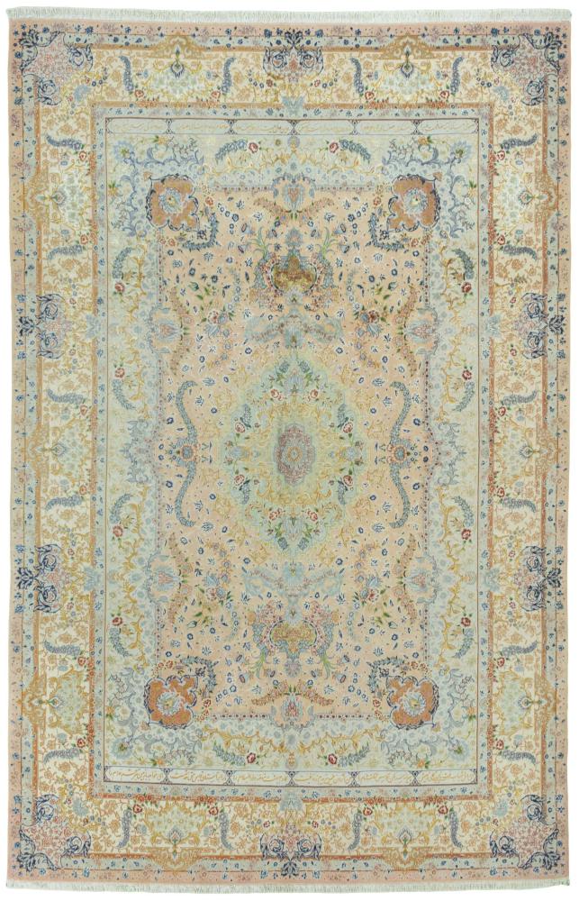 Persian rug Tabriz 70Raj Silknkette 10'0"x6'6" 10'0"x6'6", Persian rug Hand-knotted