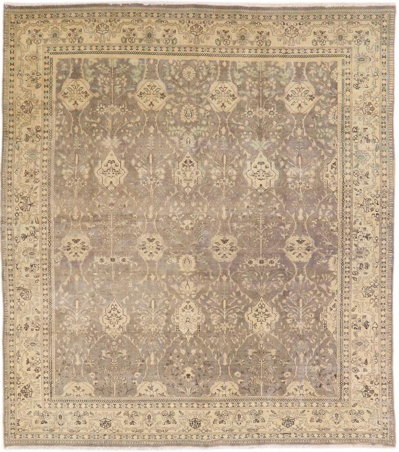 Persialainen matto Tabriz Antiikki 275x245 275x245, Persialainen matto Solmittu käsin