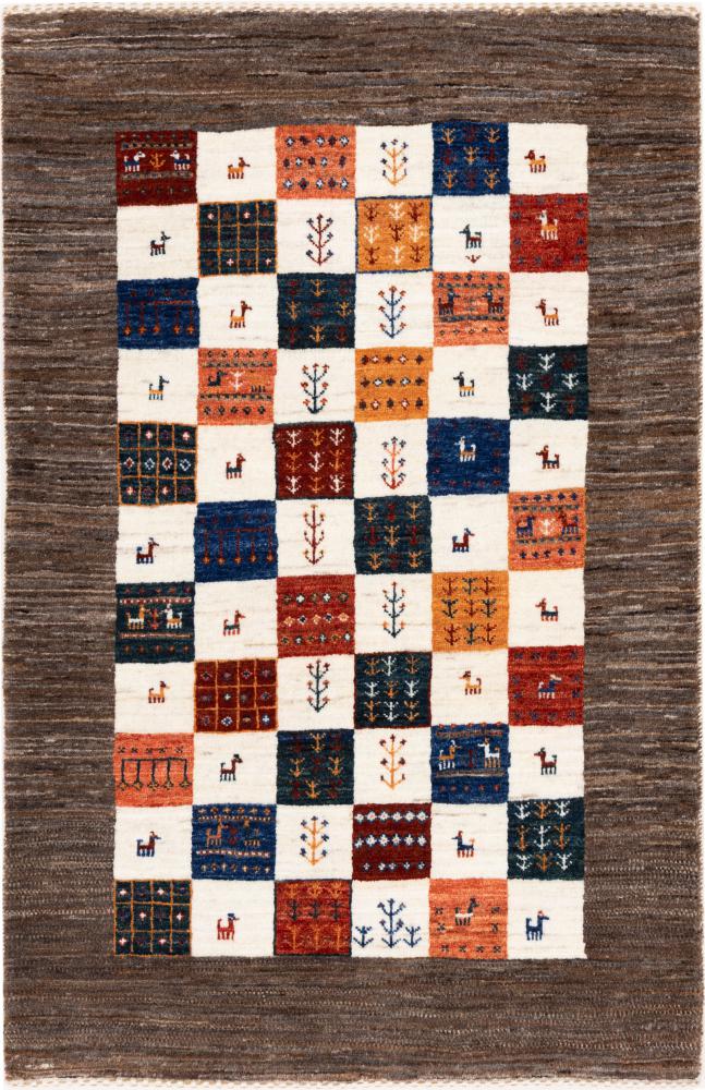 Perzisch tapijt Perzisch Gabbeh Loribaft Nowbaft 128x84 128x84, Perzisch tapijt Handgeknoopte