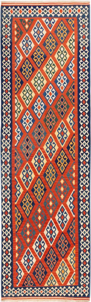 Persian Rug Kilim Fars Shiraz 292x89 292x89, Persian Rug Woven by hand