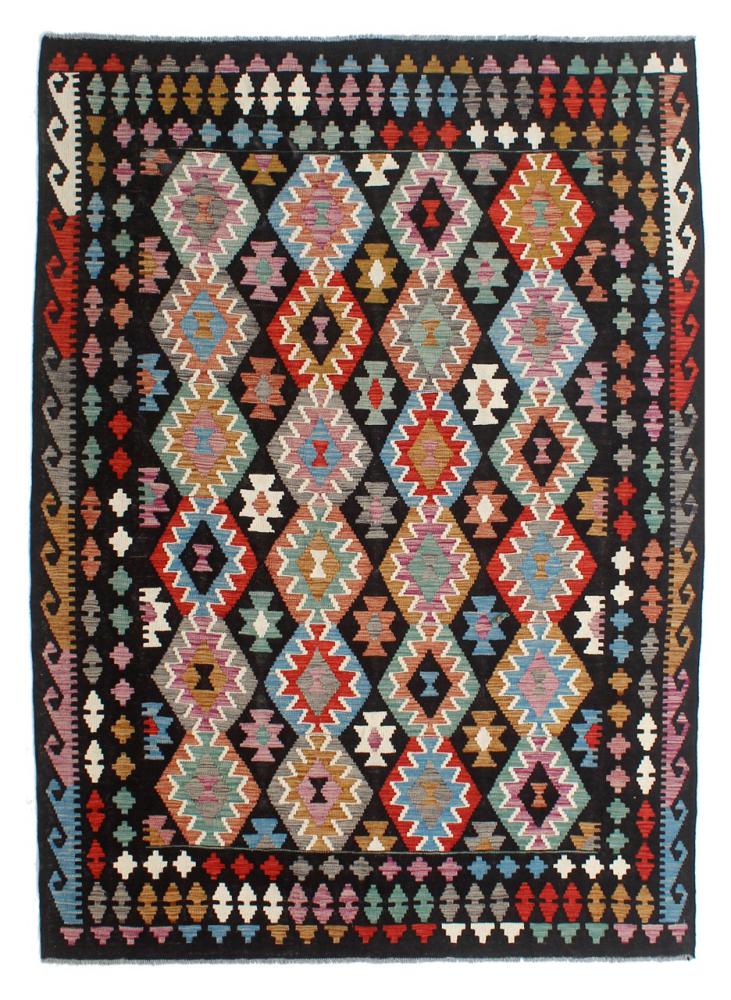 Afghan rug Kilim Afghan 8'6"x5'11" 8'6"x5'11", Persian Rug Woven by hand