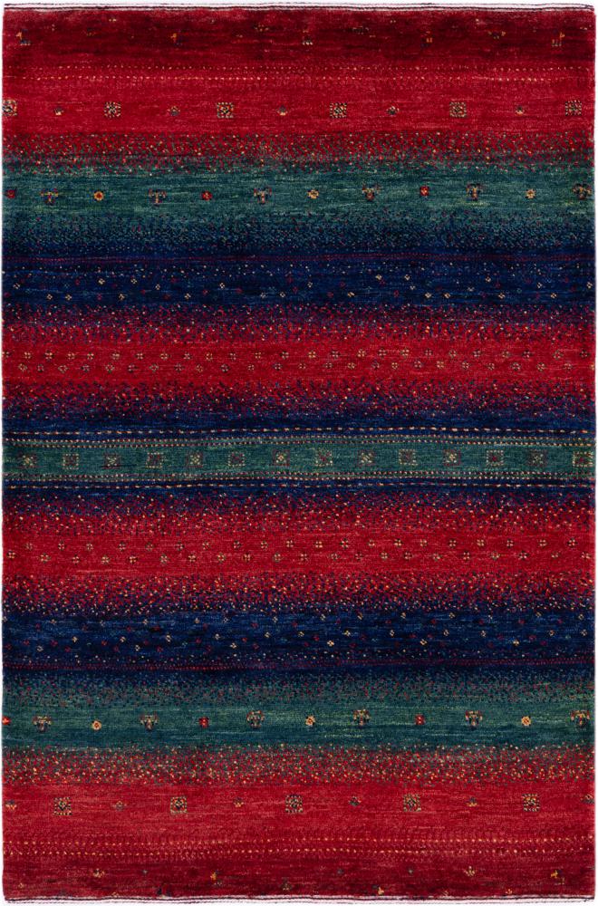 Tapis persan Persan Gabbeh Loribaft Essence 121x82 121x82, Tapis persan Noué à la main