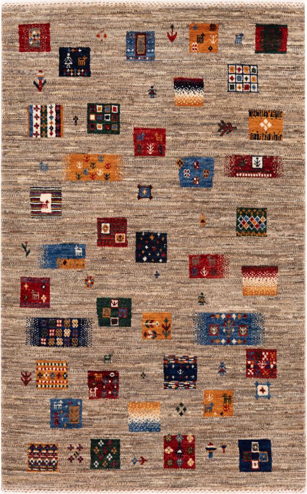 Perzisch tapijt Perzisch Gabbeh Loribaft Nowbaft 130x85 130x85, Perzisch tapijt Handgeknoopte