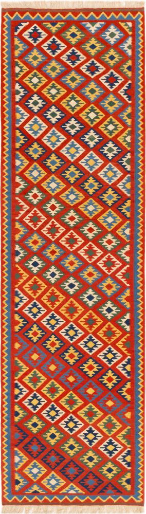 Alfombra persa Kilim Fars Shiraz 297x86 297x86, Alfombra persa Tejido a mano