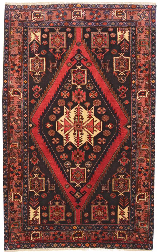 Tapete persa Shahsavan 210x131 210x131, Tapete persa Atado à mão