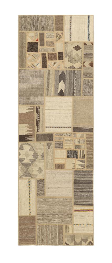Persisk matta Kilim Patchwork 249x81 249x81, Persisk matta handvävd 