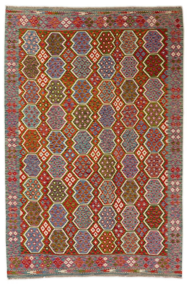 Afghanischer Teppich Kelim Afghan 299x199 299x199, Perserteppich Handgewebt