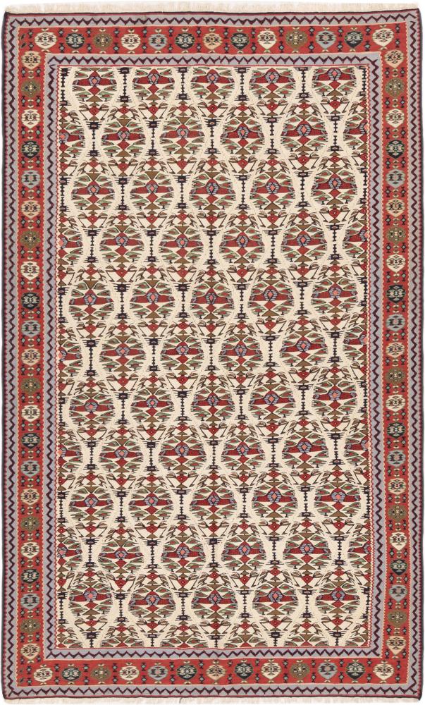 Persian Rug Kilim Senneh 253x156 253x156, Persian Rug Knotted by hand