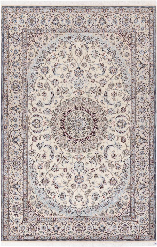 Tapis persan Naïn 9La 307x200 307x200, Tapis persan Noué à la main