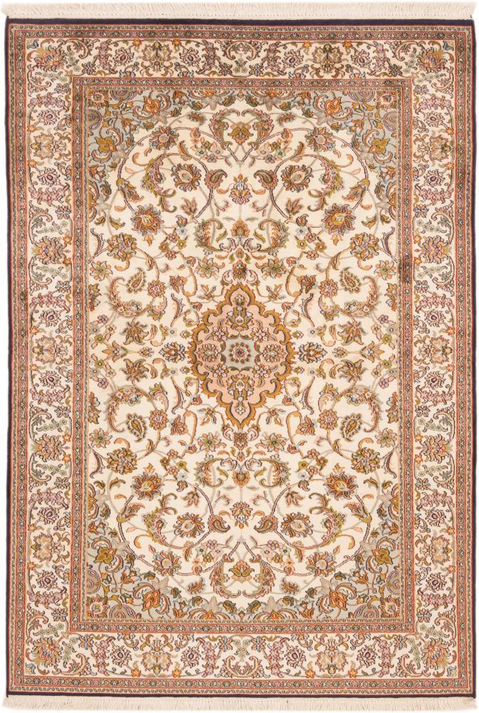 Tappeto indiano Cachemire di Seta 180x125 180x125, Tappeto persiano Annodato a mano