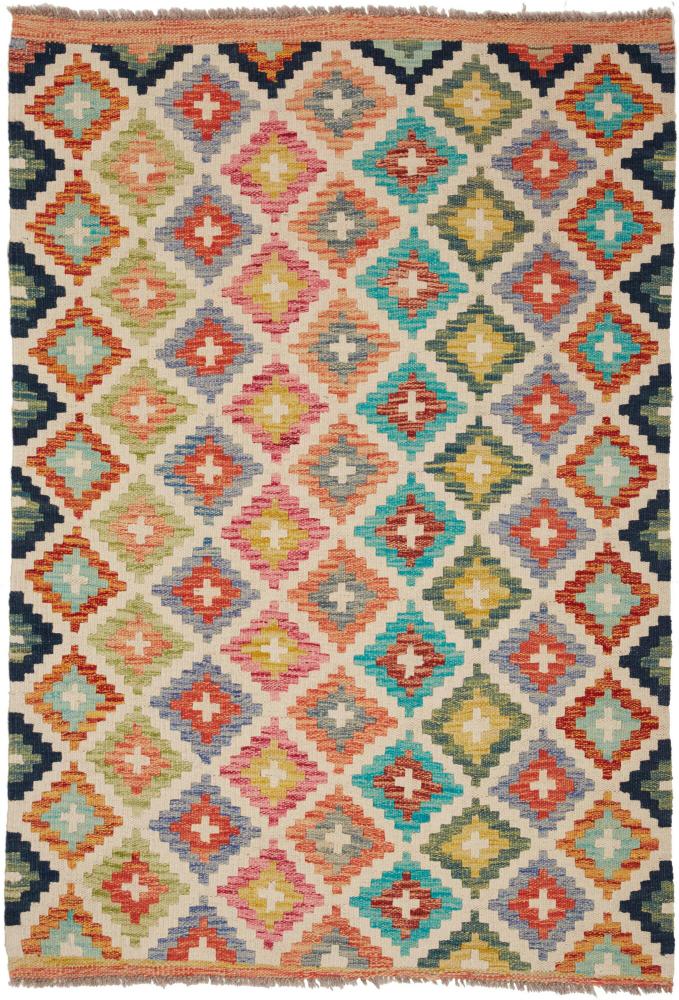 Tapete afegão Kilim Afegão 151x100 151x100, Tapete persa Tecido à mão