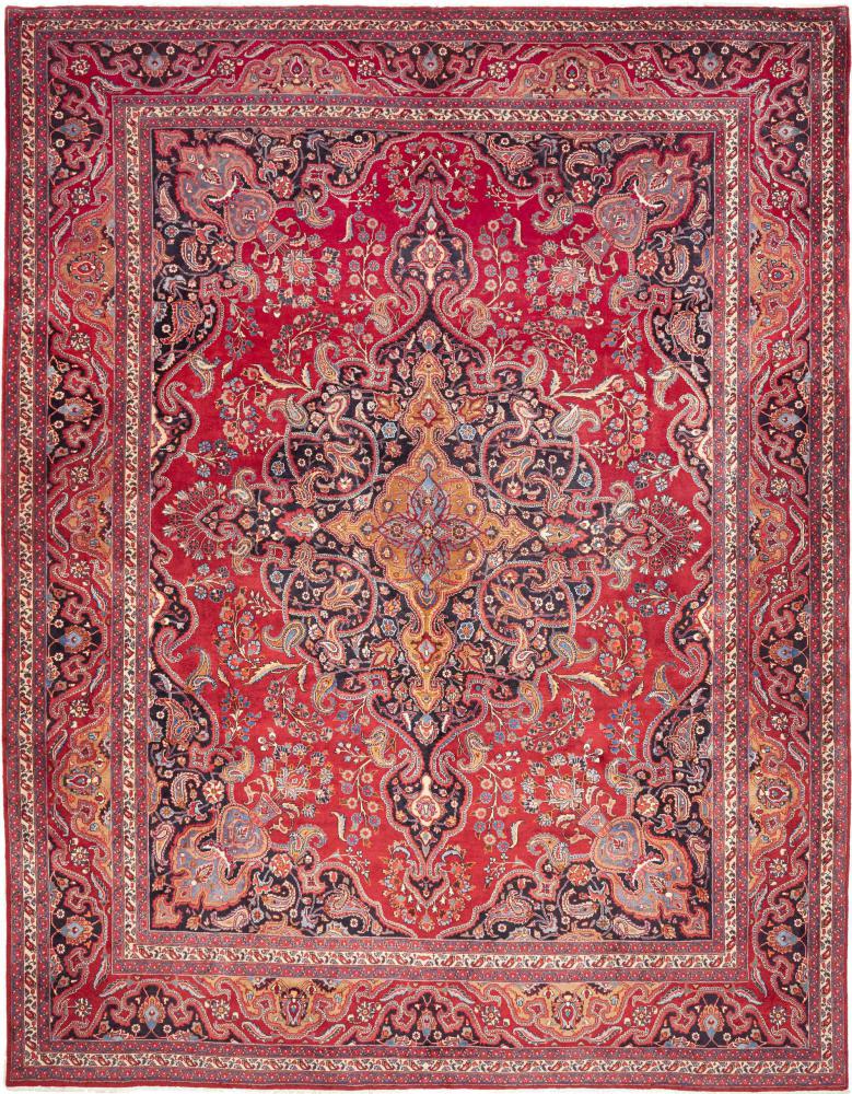 Alfombra persa Mashhad 391x304 391x304, Alfombra persa Hecho a mano
