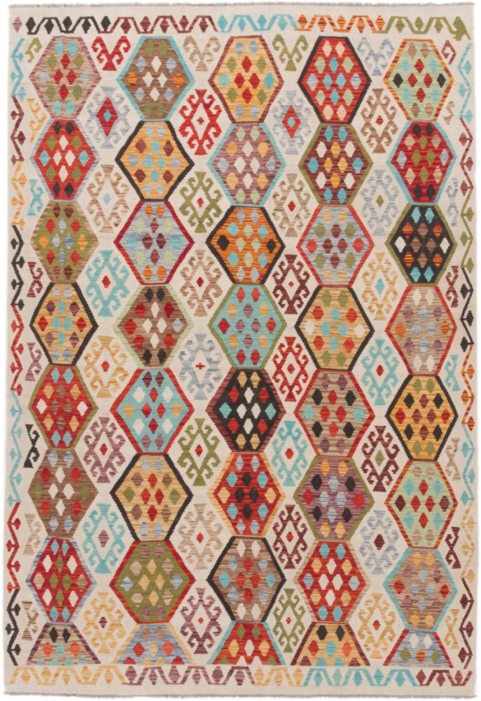 Tapis afghan Kilim Afghan 297x208 297x208, Tapis persan Tissé à la main