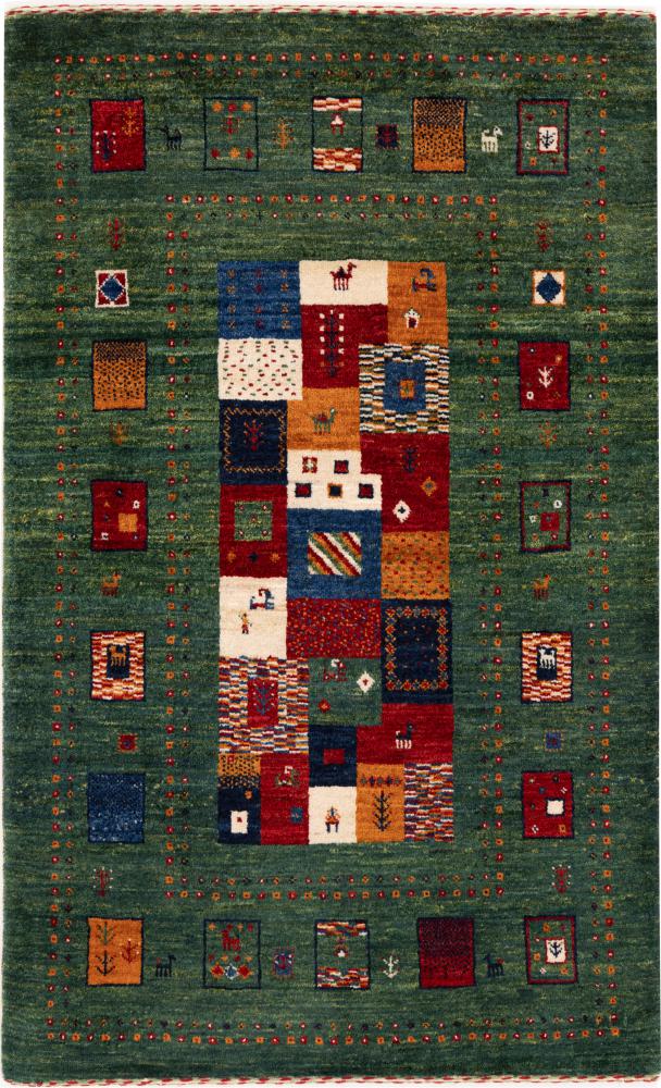 Perzisch tapijt Perzisch Gabbeh Loribaft Nowbaft 134x83 134x83, Perzisch tapijt Handgeknoopte