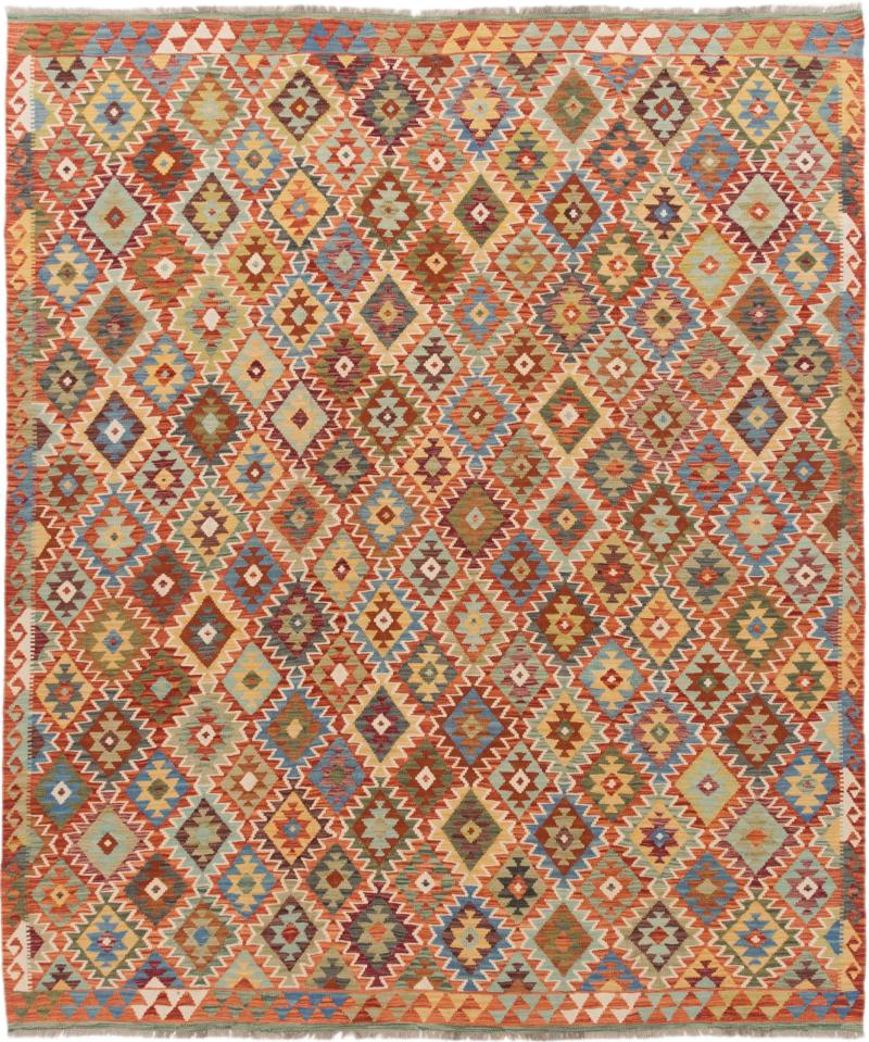 Tapete afegão Kilim Afegão 307x264 307x264, Tapete persa Tecido à mão