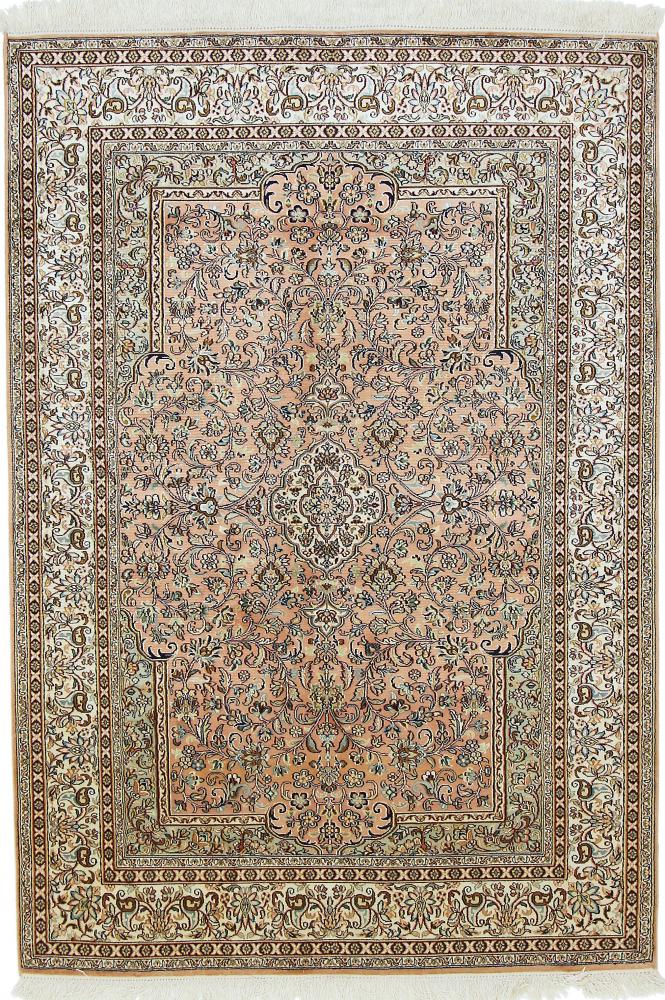 ペルシャ絨毯 ヴィンテージラグ 47x61cmカシミール手織りマット(138