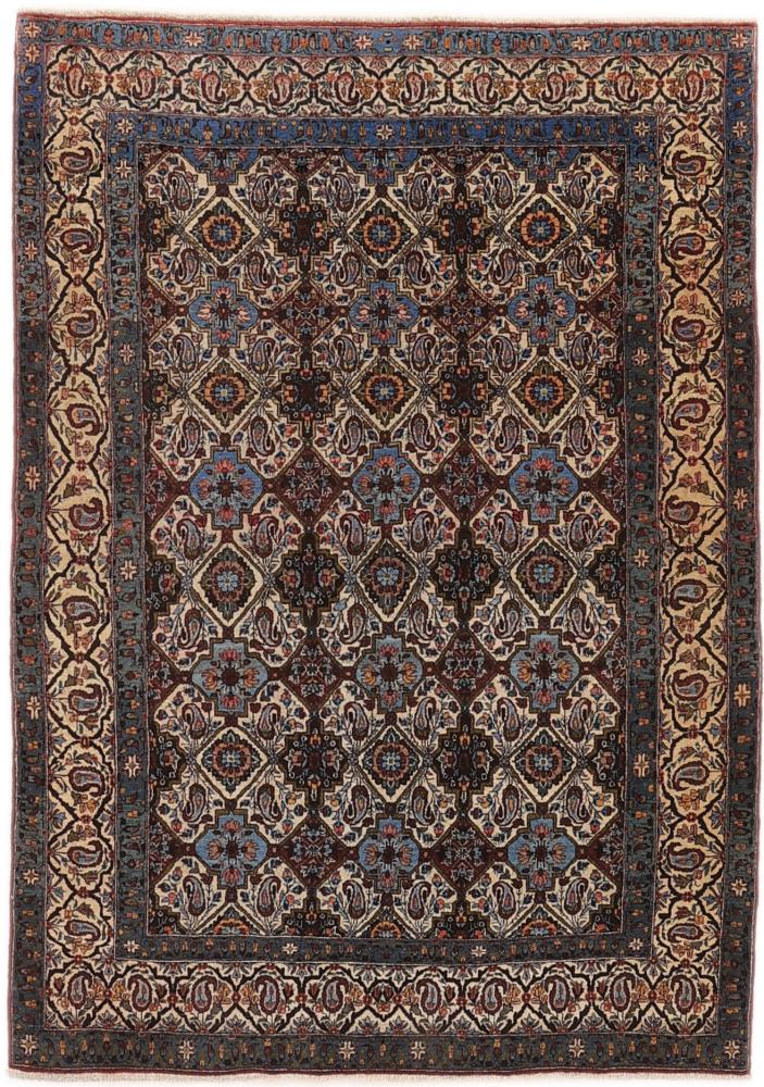 Tapis persan Ghom 200x154 200x154, Tapis persan Noué à la main