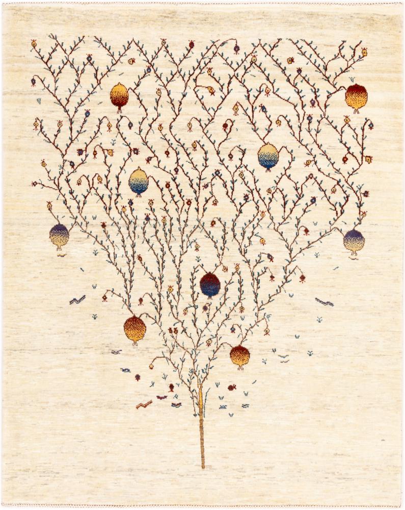 Tapis persan Persan Gabbeh Loribaft Nowbaft 192x153 192x153, Tapis persan Noué à la main