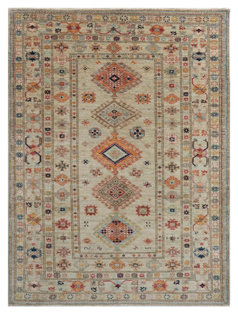 Pakistaans tapijt Kazak 196x142 196x142, Perzisch tapijt Handgeknoopte