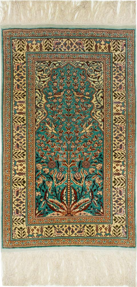 Alfombra persa Turkei Kaiseri de Seda 97x62 97x62, Alfombra persa Anudado a mano