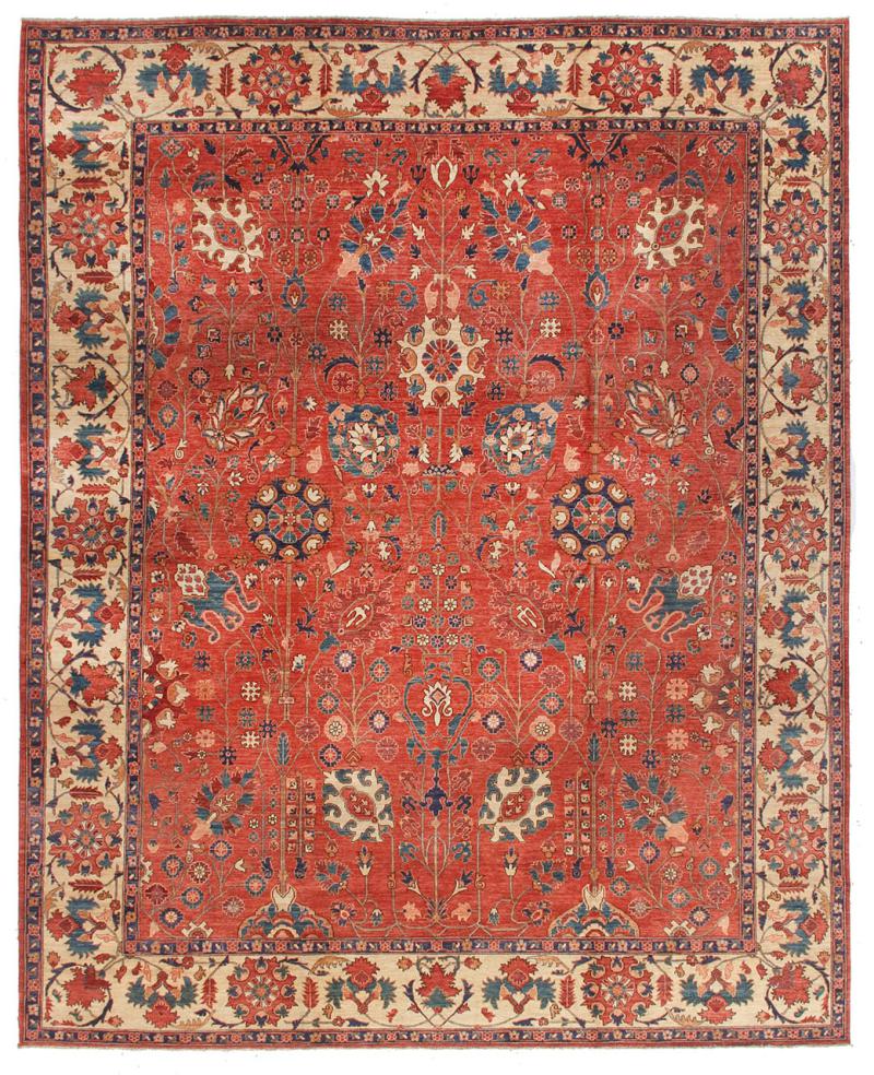 Pakistanischer Teppich Arijana Shaal 454x371 454x371, Perserteppich Handgeknüpft