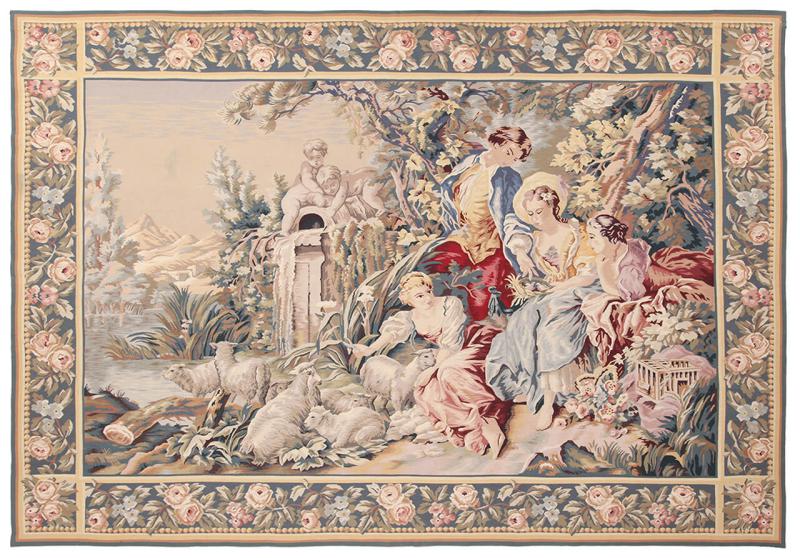 Chinese rug Tapisserie 236x169 236x169, Persian Rug Knotted by hand