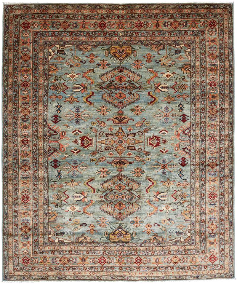 Pakistanilainen matto Kazak 295x247 295x247, Persialainen matto Solmittu käsin