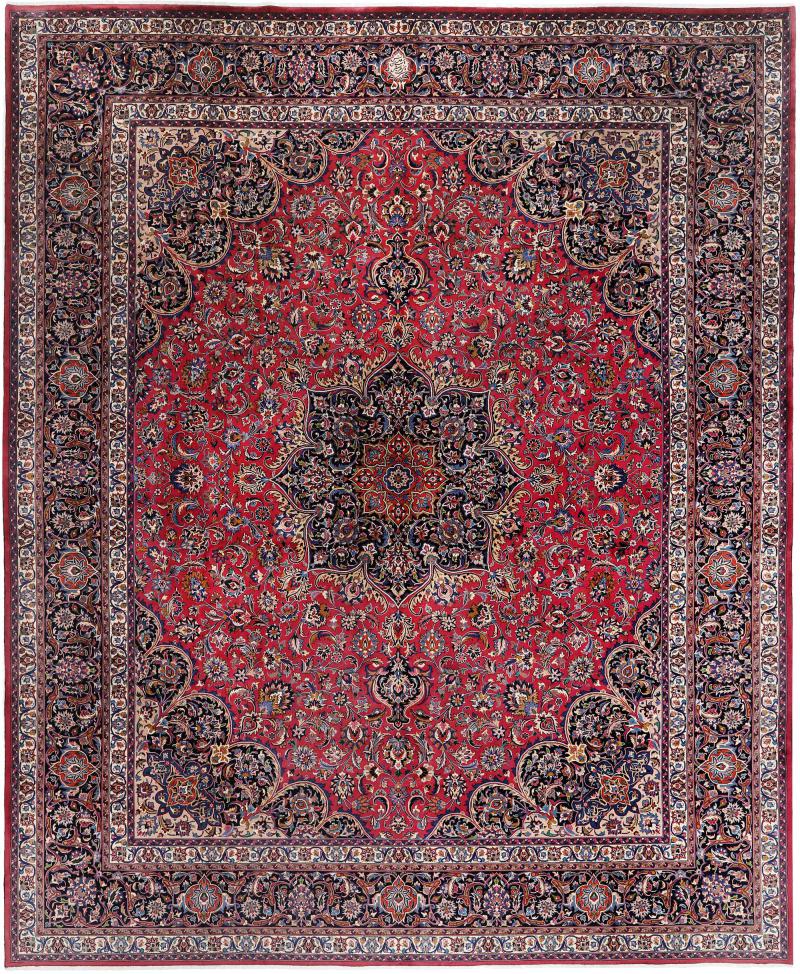 Persian Rug Mashhad 491x399 491x399, Persian Rug Knotted by hand