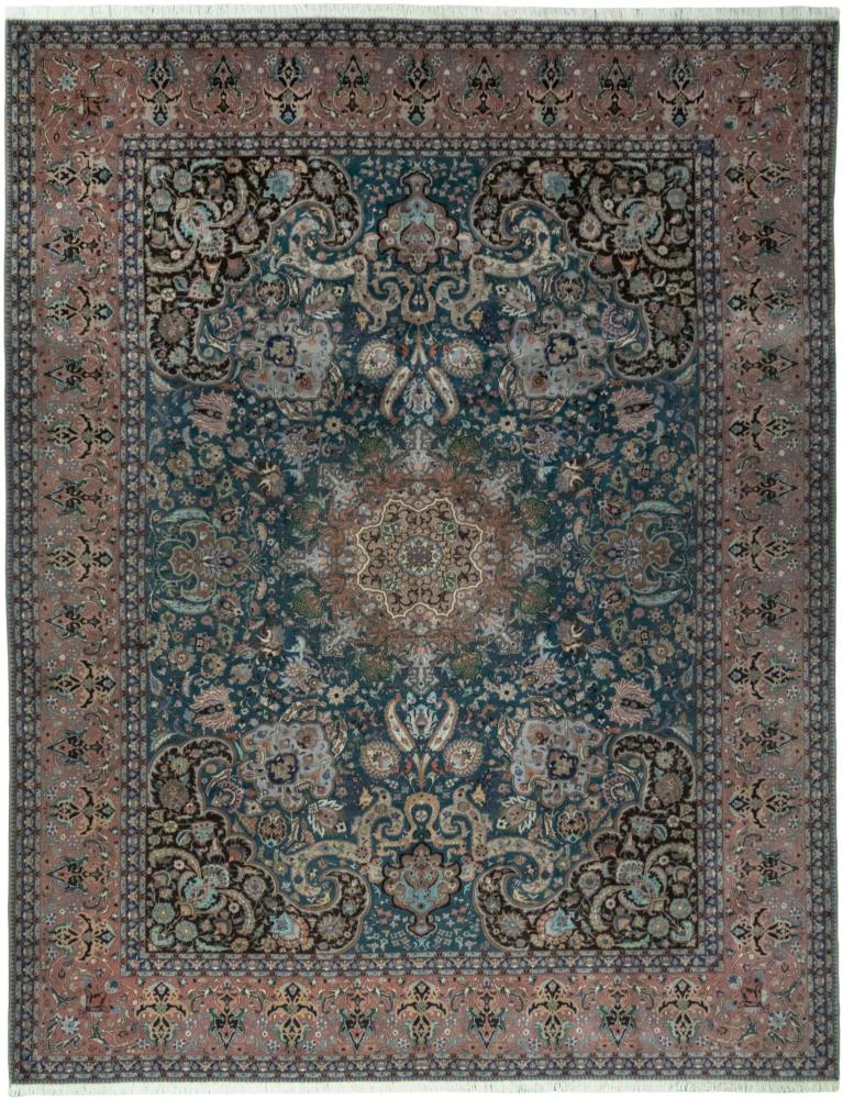 Tapete persa Tabriz 60Raj 397x312 397x312, Tapete persa Atado à mão