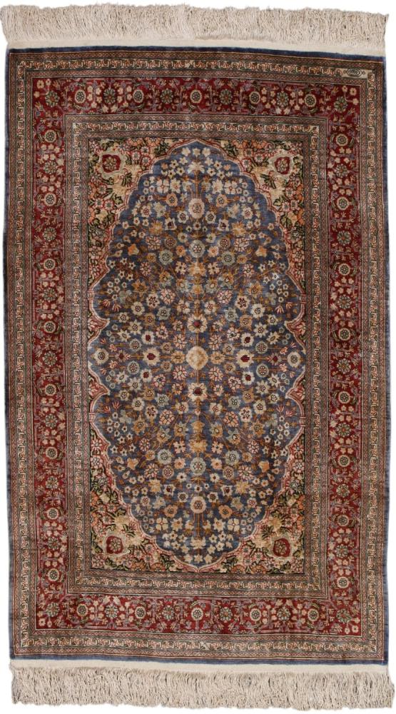  Hereke di Seta 124x77 124x77, Tappeto persiano Annodato a mano