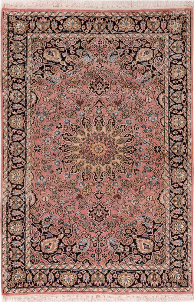 Tapis indien Cachemire Soie 174x117 174x117, Tapis persan Noué à la main