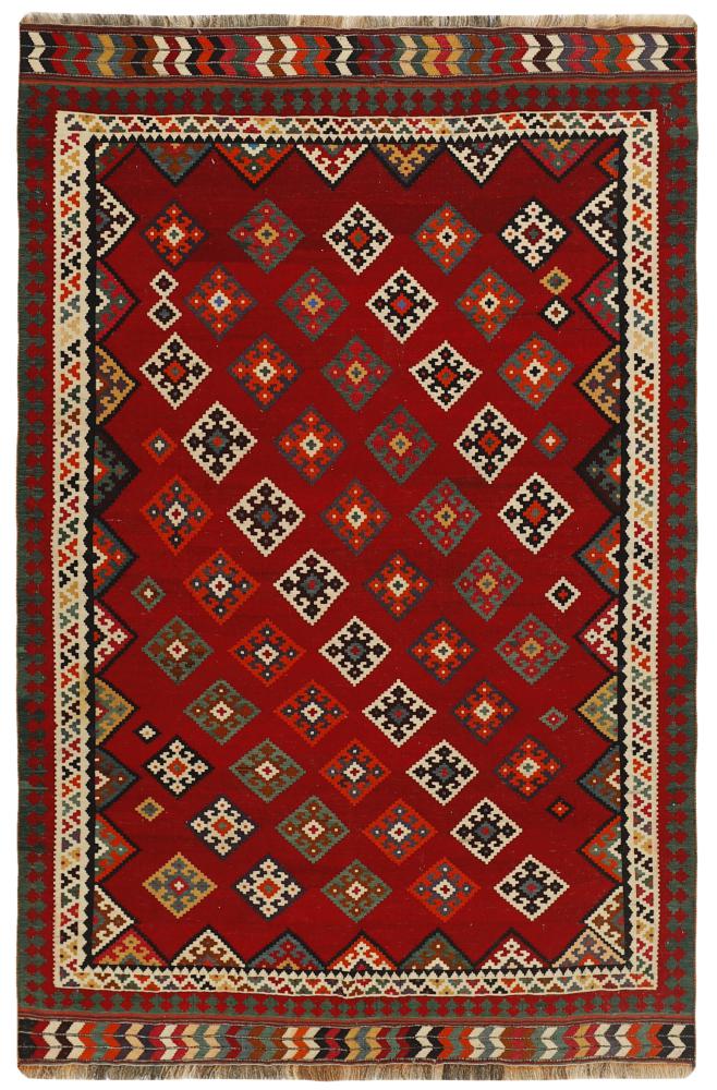 Persian Rug Kilim Fars 235x156 235x156, Persian Rug Woven by hand