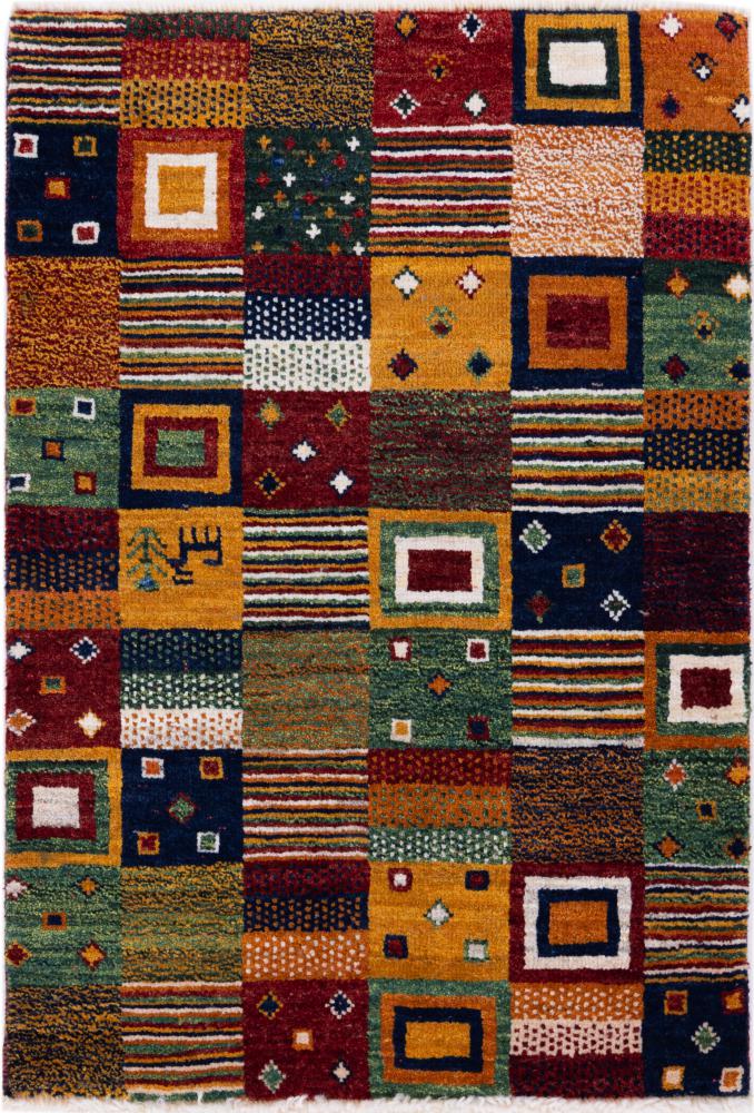 Perserteppich Perser Gabbeh Kashkuli Edition 89x60 89x60, Perserteppich Handgeknüpft