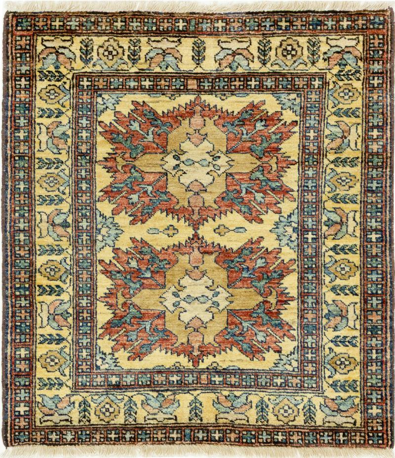 Afghaans tapijt Ziegler Farahan 101x86 101x86, Perzisch tapijt Handgeknoopte